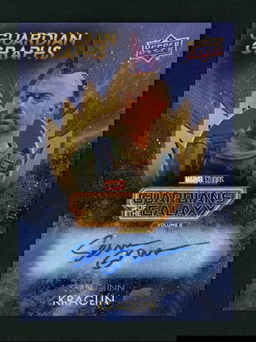 2022 Upper Deck Guardian Graphs GG-SG Sean Gunn Auto