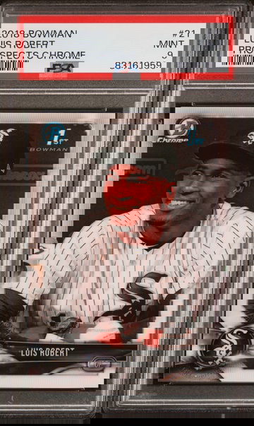 2018 Bowman Prospects Chrome Luis Robert #BCP21 1st Bowman PSA 9