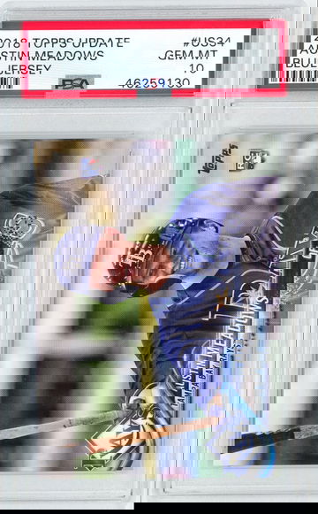 2018 Topps Update Austin Meadows SP Blue Jersey