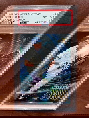 1997 Skybox E-X2000 Derek Jeter Stardate PSA 8