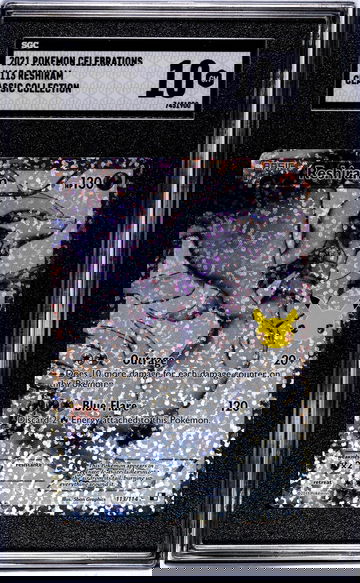 2021 Pokemon Celebrations #113 Reshiram Classic Collection SGC 10