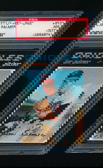 1971 OPC #570, Jim Palmer PSA 7 (st) NM *Tough