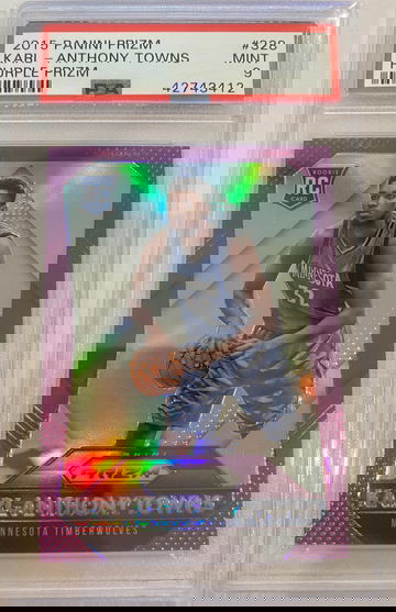 Karl-Anthony Towns Purple Prizm PSA 9 /99