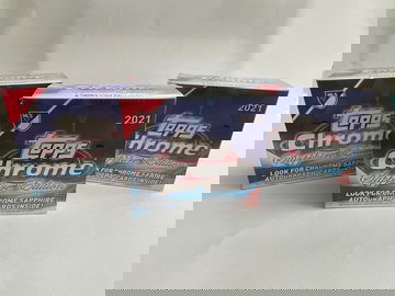 2021 Topps Chrome Sapphire MLS Sealed Box Lot x3