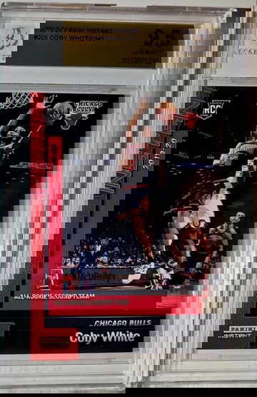 Coby White 2019-20 Panini NBA #205 Rookie Card 1 of 1341 BGS 9.5 Gem Mint Bulls