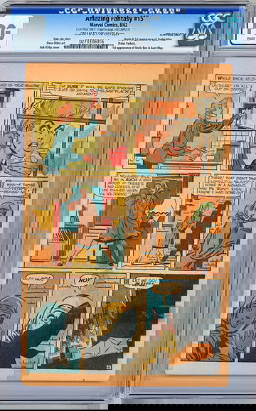 AMAZING FANTASY #15 CGC *PG* -NG- 15TH PG ONLY 1ST SPIDER-MAN APP STAN LEE 1962