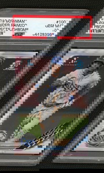 Wander Franco 2019 Bowman Chrome Rookie PSA 10