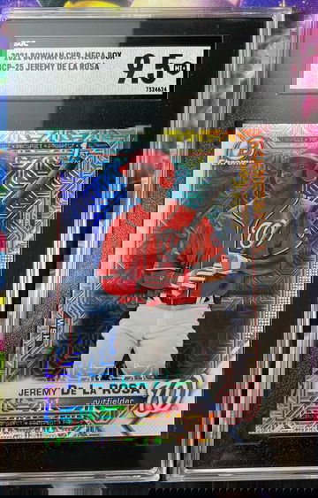 2021 Bowman Chrome Mega Box Mojo BCP-25 Jeremy De La Rosa SGC 9.5