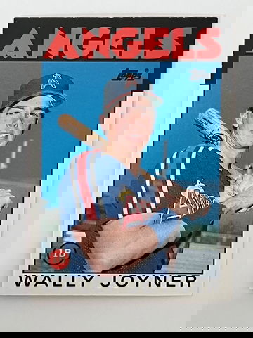 1986 Wally Joyner RC Topps Traded #51T (NM).