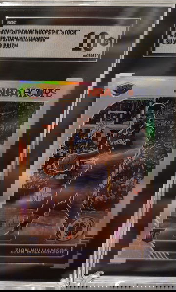 2019 Zion Williamson silver prizm SGC 10