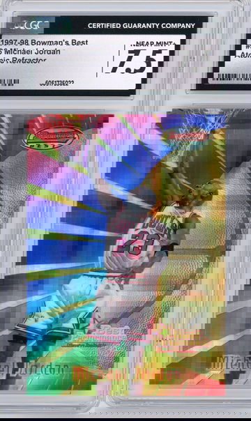 1997-98 Bowman's Best #96 - Michael Jordan - Atomic Refractor