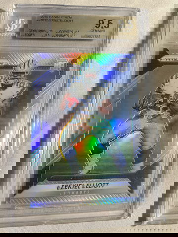 2016 Prizm EZEKIEL ELLIOTT silver BGS 9.5