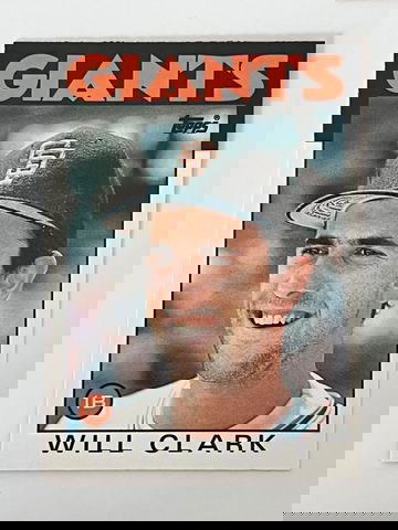 1986 Will Clark RC Topps Traded #24T (NM).