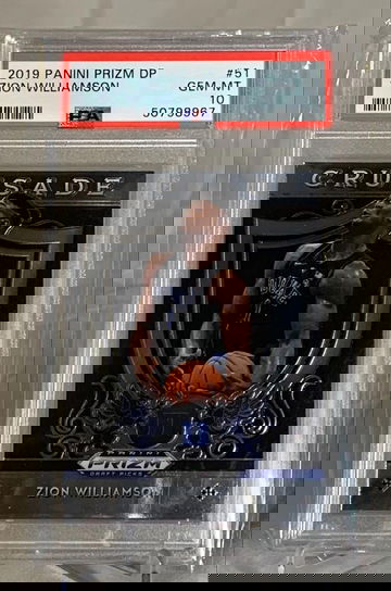2019 Panini Prizm DP Zion Williamson Crusade PSA 10 #50798967