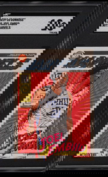 2019 DONRUSS MET MARVELS JOEL EMBIID #20 SGC 10 GEM MINT