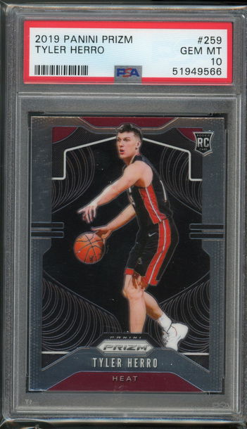 2019 Prizm Tyler Herro PSA 10 