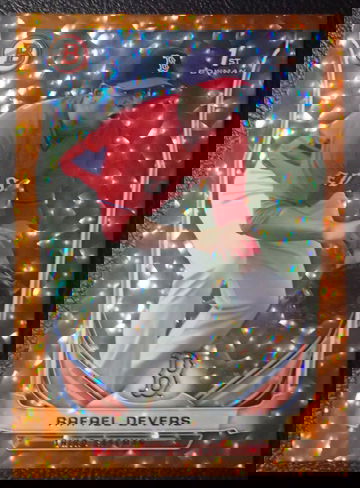 2014 Bowman Rafael Devers Orange Ice #6/25