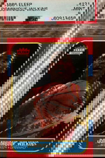 1986 Fleer Dominique Wilkens PSA 9