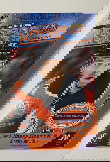 2020-21 UD HOCKEY SERIES 1 HOCKEY HOBBY BOX NEW SEALED LAFRENIERE YOUNG GUNS