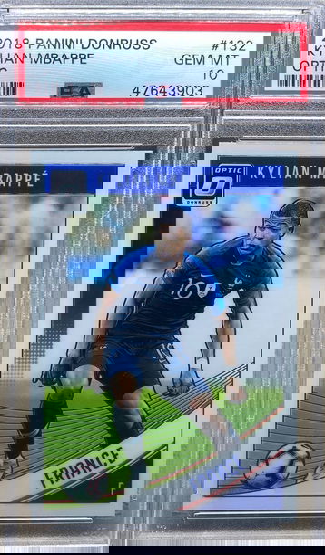 Kylian Mbappe - 2018 Panini Donruss Optic #132 - PSA 10