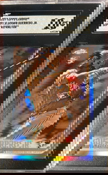 2019 Topps Chrome Vladimir Guerrero Sepia Refractor SGC 10