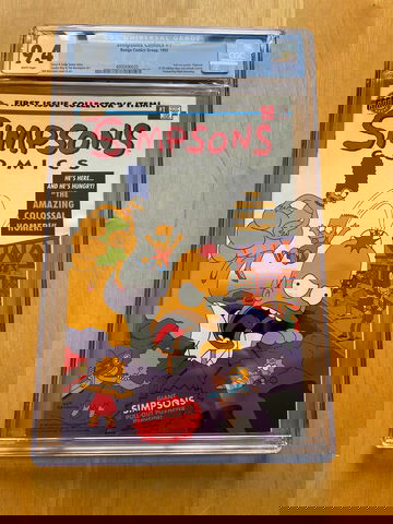 Simpson Comics #1 CGC 9.4 White Pages