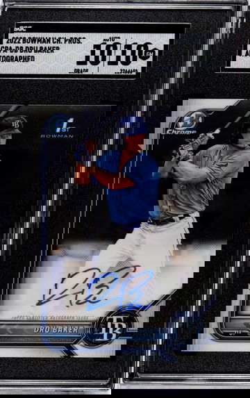 SGC 10 2022 Bowman Chrome Dru Baker Auto