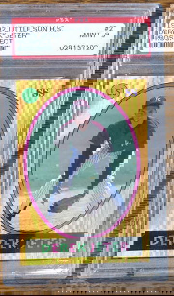 1992 Little Sun #2 Derek Jeter PSA 9 Mint Rare High School