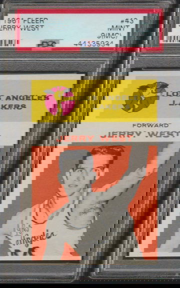 1961 Fleer #43 Jerry West *** 9 (MC)