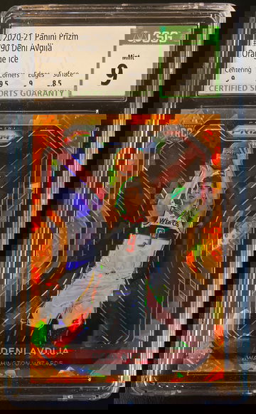 2020-21 Prizm Demi Avdija Rookie Orange Ice Mint 9 