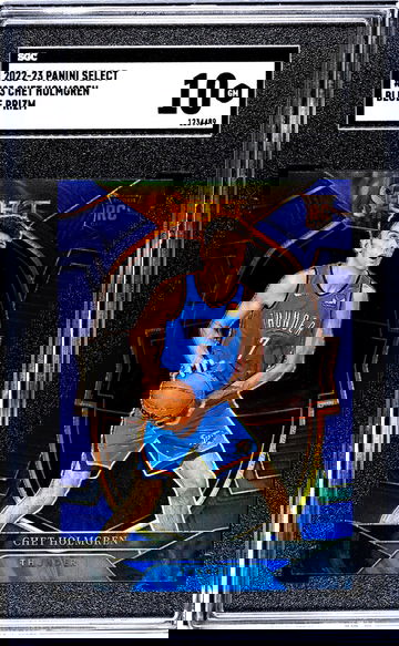 2022-23 Panini Select #83 Chet Holmgren Blue Prizm SGC 10