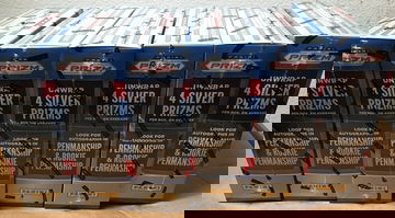 (6) Mega Box Lot - 2021-22 Panini Prizm NBA Basketball Pink Ice Sealed Walmart