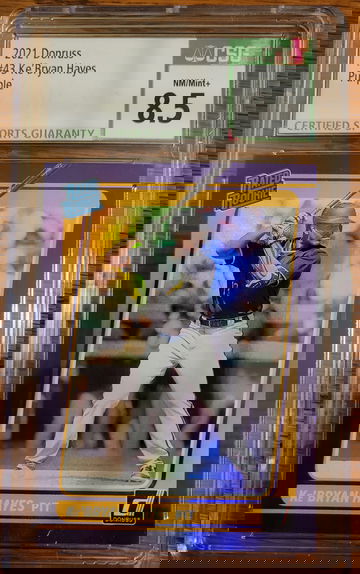 Ke'Bryan Hayes Purple Rated Rookie CSG 8.5 Pittsburgh Pirates