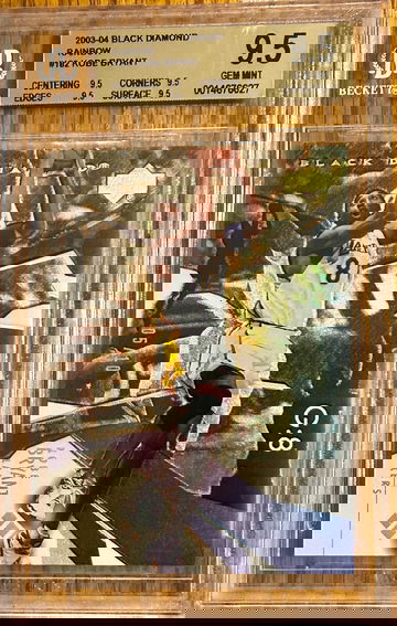 2003-04 BLACK DIAMOND KOBE BRYANT RAINBOW - BGS 9.5