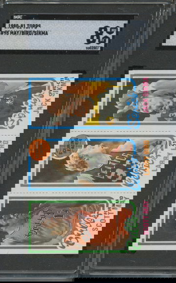 1980-81 Topps #98 Scoring Leaaders Larry Bird SGC 8 NM/MT