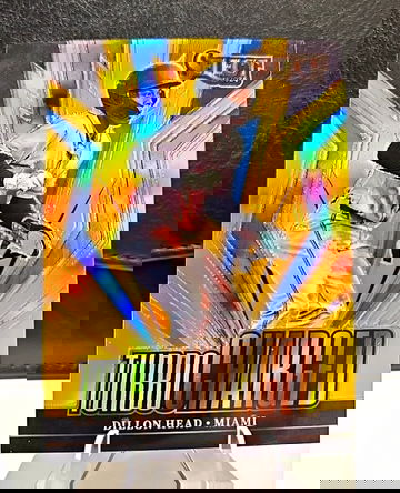 2024 Panini Select Dillon Head Turbocharged Gold Prizm /10 SSP Miami Marlins