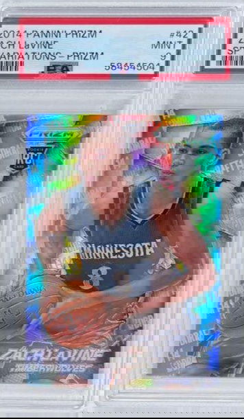 2014 Panini Prizm  Zach Lavine SP Variations PSA 9