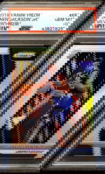 2018 Jaren Jackson Jr. Rookie RC 🔥 Panini Silver Prizm #66 🔥 PSA 10 - GEM MINT