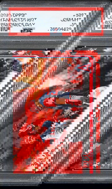 SHOHEI OHTANI Gets Hot 2019 Topps #367 Independence Day /76 PSA 10 Pop 5 Card