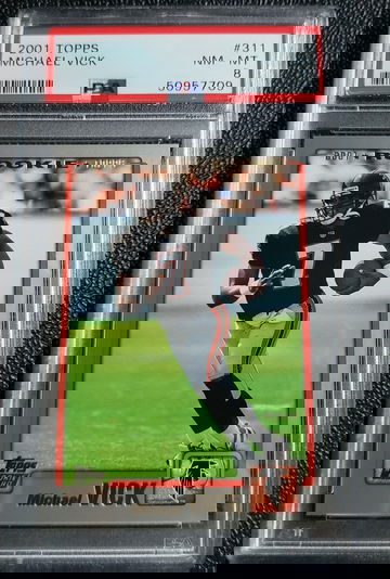 2001 Topps Michael Vick PSA 8 311