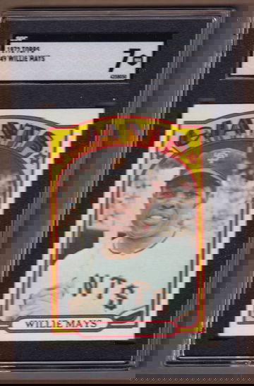 1972 Topps #49 Willie Mays SGC 7