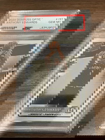 2020 Optic Anthony Edwards PSA 10 