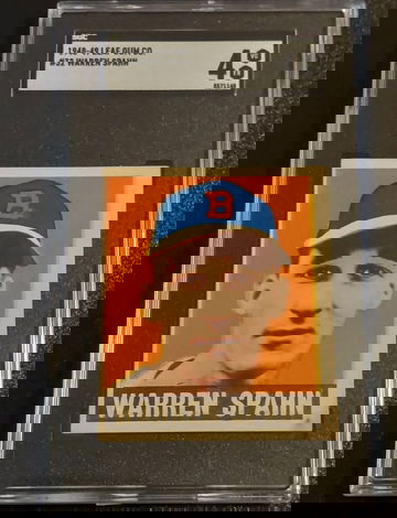 1948 Leaf Warren Spahn SGC 4 RC 