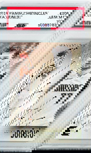 2019 Panini Chronicles Luka Doncic PSA 10