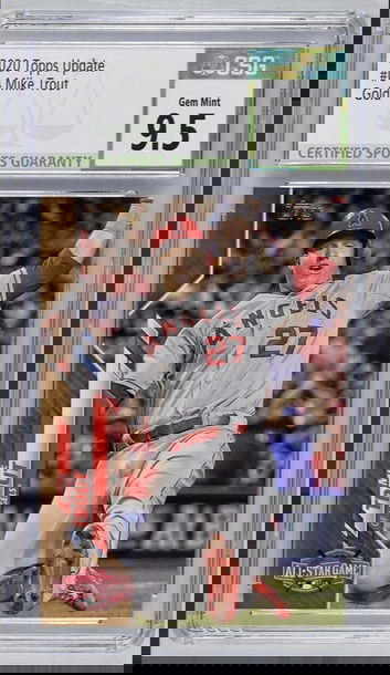 2020 Topps Update All-Star Gold /2020 Mike Trout #U-4 CSG 9.5 Gem Mint