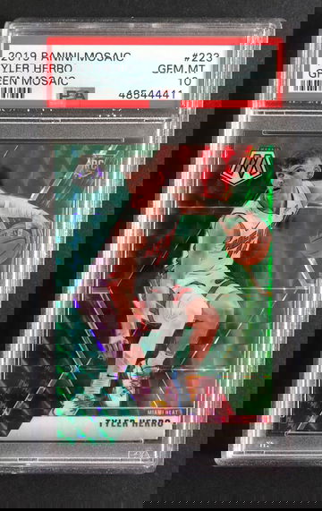 2019 Tyler Herro Panini Green Mosaic #223 psa 10