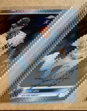 Luis Gil 2022 Autograph Topps Chrome RC 