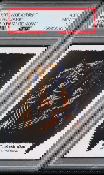 1991 MARVEL WOLVERINE FROM THEN 'TIL NOW IN THE DARK #33 PSA 9, POP 2, 2 HIGHER