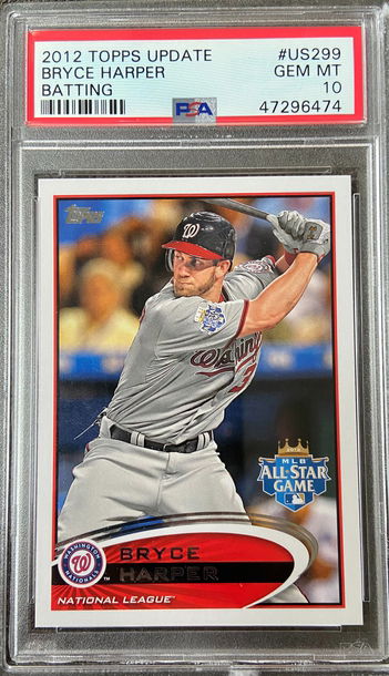 2012 Topps Update Bryce Harper PSA 10