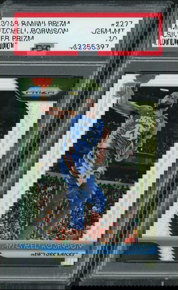 2018 Panini Prizm Silver Prizm Mitchell Robinson #227 RC PSA 10